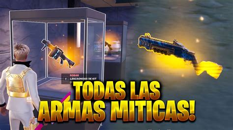 Como Conseguir Todas Las Armas Miticas De La Temporada De Fortnite