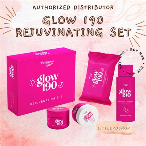 Glow 190 Rejuvinating Set By Transformed Skin Honest Glow Shopee