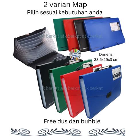 Jual Pcs Expanding File Folio F Map Harmonika Interx Shopee