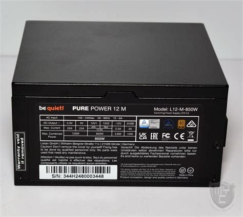 Be Quiet Pure Power M Watt Atx Netzteil Im Test Myc