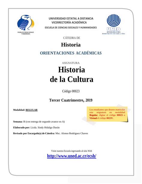 Pdf Historia De La Cultura Historiauned Net Historia De La