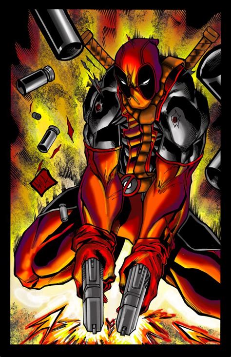 Deadpool Colors By Hanzozuken On Deviantart Дэдпул Марвел Человек паук