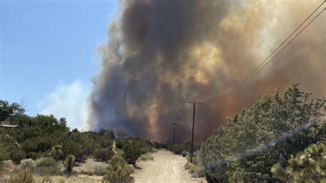 Pine Fire Near Palmdale Scorches 442 Acres 79 Contained