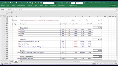 Como Hacer Una Tarjeta De Precios Unitarios En Excel Varias Tarjetas