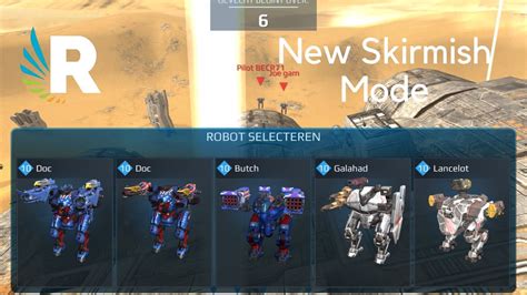 War Robots New Skirmish Mode Gameplay With New Avalange Weapon 1 2