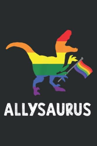 Allysaurus Trans Ally T Rex Dinosaur Gay Pride Parade Lgbt Daily