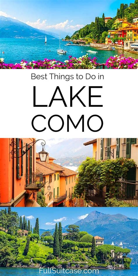 Best Places To See Things To Do In Lake Como Italy Map Italy