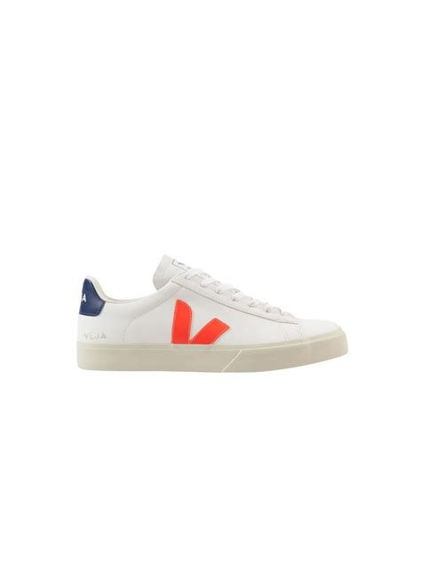 Veja Campo Chromefree Sneaker Extra White Orange Fluo Cobalt