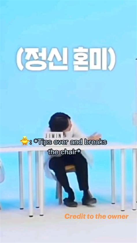 A Never Ending Saga Jimin And Chair 😂 Jimin Bts Movie Posters