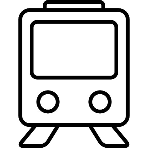 Free Icon | Train outline