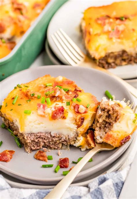 Loaded Potato Meatloaf Casserole Tornadough Alli