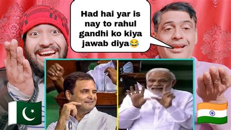 Rahul Gandhi Hug And Wink Act And How Pm Modi Respond By Pakistani