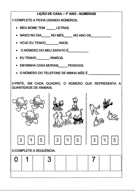 Atividades De História 1 Ano Ensino Fundamental Para Imprimir