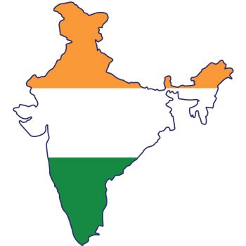 Flag Of India Map Of India Animated Icon Free After Effects