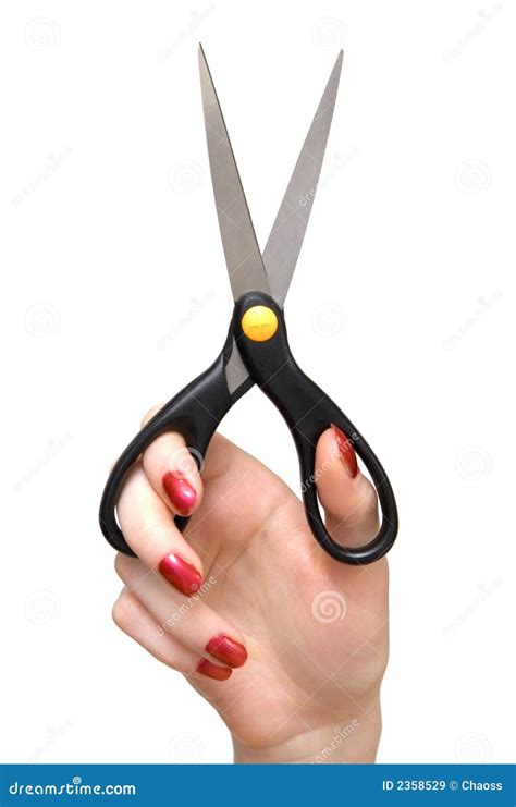 Woman Hand With Scissors Stock Image Image Of Elegance