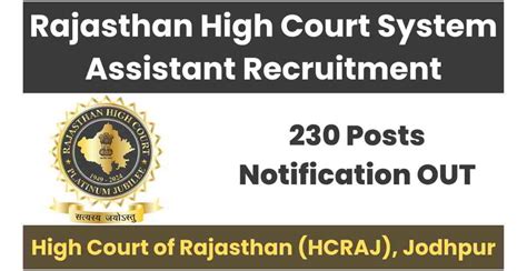 Rajasthan Hc System Assistant Typing Test Admit Card Out