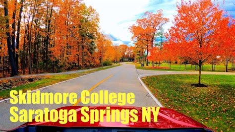 Tour Of The Beautiful Skidmore College Campus Saratoga Springs Ny