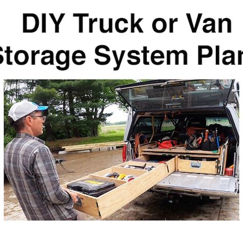 Truck Bed Storage Drawers PLANS - Etsy