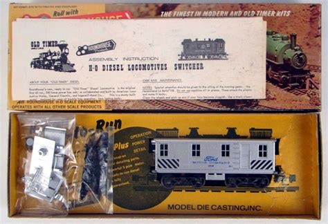 Roundhouse 2811 Unlettered Alco Box Cab Diesel Track Locomotive Kit HO ...