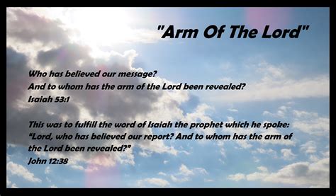 Arm Of The Lord” Common Sense Of Miracles Christian National