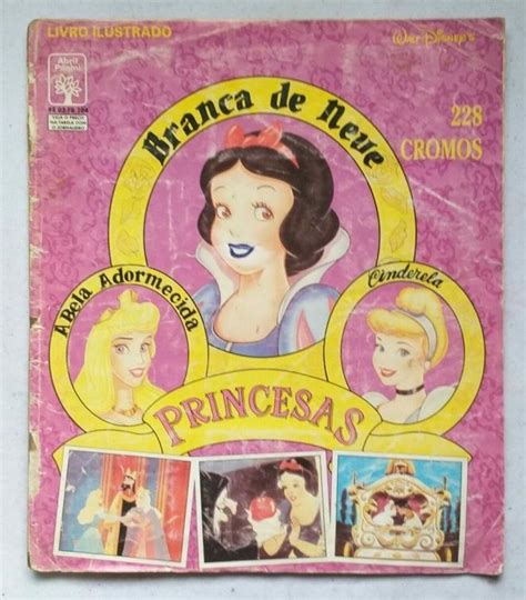 Álbum de Figurinhas Princesas Disney Incompleto 199 fig