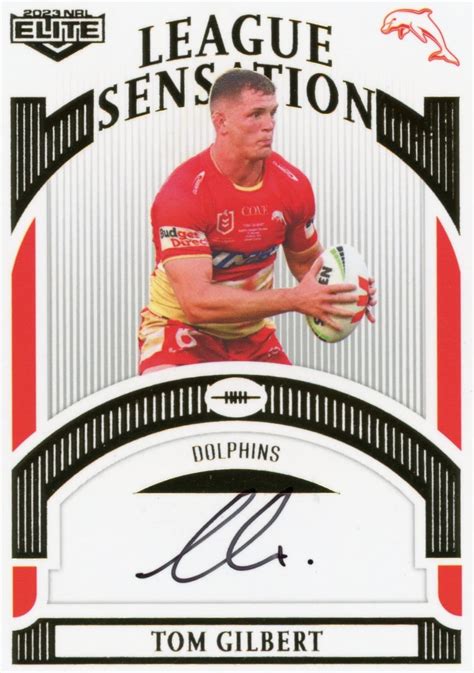 Nrl Elite White League Sensations Signature Lsw Tom Gilbert