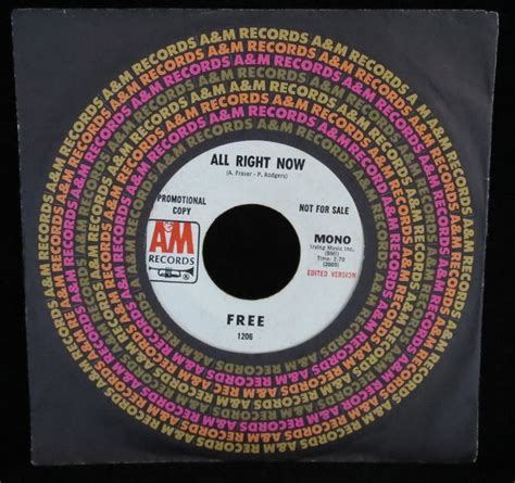 Free - All Right Now / All Right Now (1970, Vinyl) | Discogs