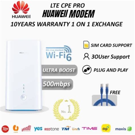 Huaweii Wifi Router Sim Card Modem Boost 5g Pro Cpe Lte Cat12 Up To