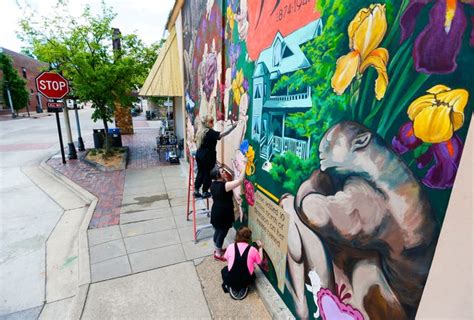 Downtown Branson Mural Dedicated To Kewpie Creator Rose Oneill