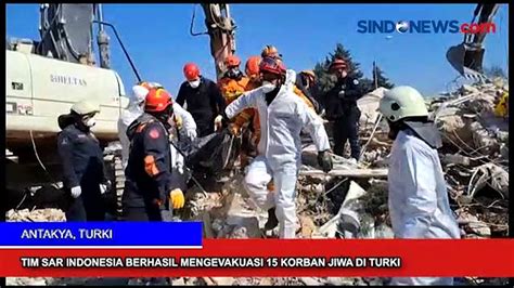 Gempa Magnitudo Kembali Guncang Turki Dan Tim Basarnas Evakuasi