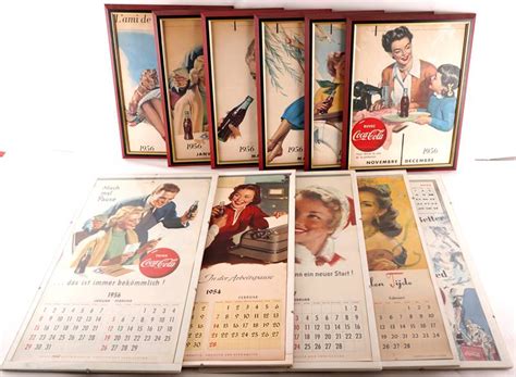 Coca Cola Kalender Auktionshaus Sieglin