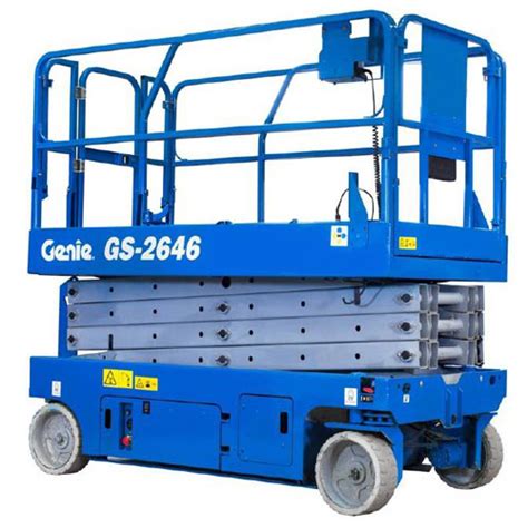 Genie 26 Self Propelled Electric Scissor Lift GS 2646 Diamond Tool