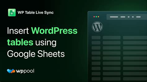 How To Insert WordPress Tables Using Google Sheets A Beginner S Guide