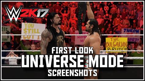 Wwe 2k17 First Look Universe Mode Gameplay Screenshots Wwe 2k17 Ps4