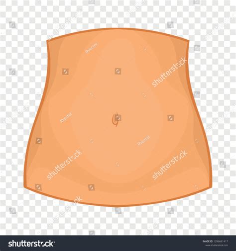 Female Belly Icon Cartoon Illustration Female Stock Vector Royalty