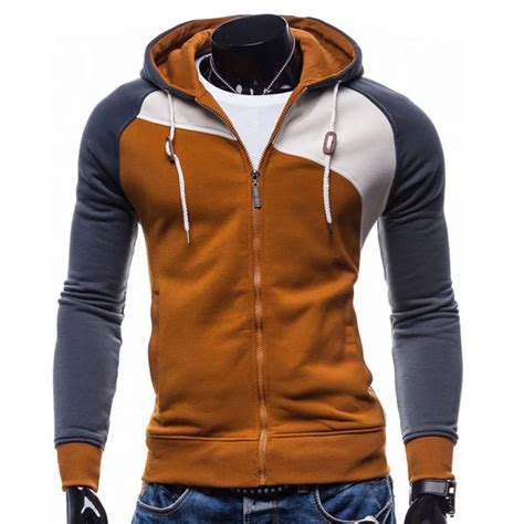 2017 Hoodies Men Sudaderas Hombre Hip Hop Mens Brand Leisure Zipper