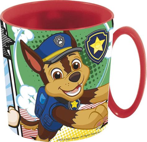 Caneca Microondas Patrulha Pata Comic Loja Da Crian A