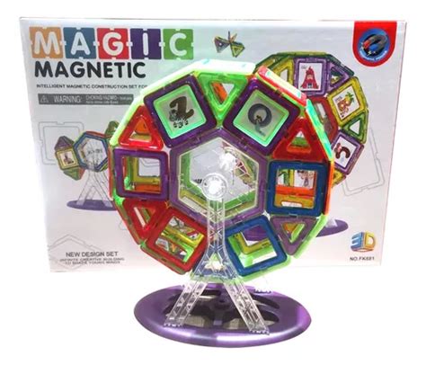 Juguete Rueda Magnetica Magica Armable Pcs Aprendizaje Cuotas Sin