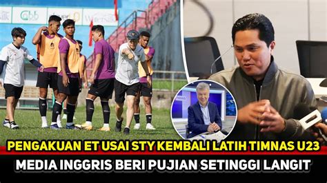 STY BANGGA Penyebab Erick Thohir Kembalikan Timnas U23 Mengejutkan