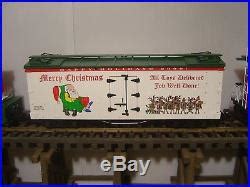 USA Trains G Scale R72306 X Mas Freight Set Nw 2 Train Set New In