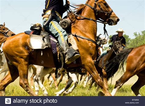 Custers Last Stand Reenactment Battle Of Little Bighorn Crow Indian