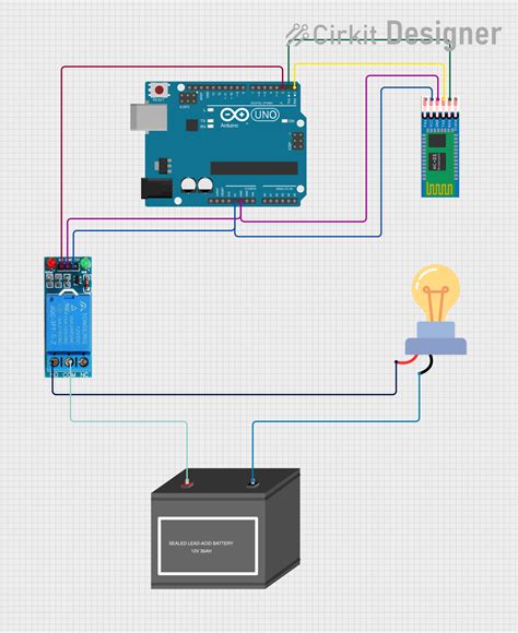 How To Use 12v Relay Pinouts Specs And Examples Cirkit Designer