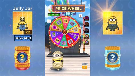 Minion Rush Prize Wheel Mega Reward 23 Youtube