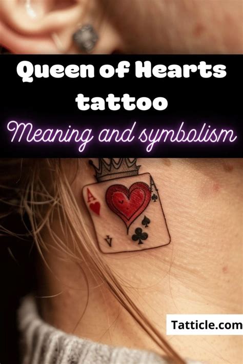 Queen Of Hearts Tattoo Meaning Uncover The Mystery Behind This Beloved