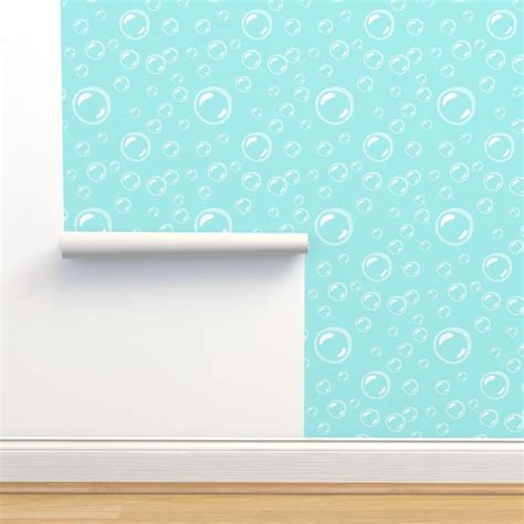 Water bubbles Wallpaper | Spoonflower