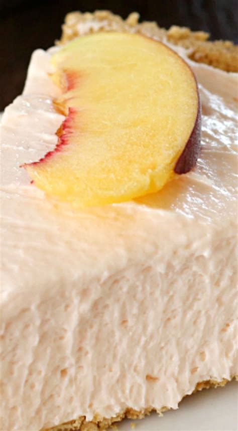 No Bake Peach Cheesecake So Quick And Easy Not To Mention Delicious