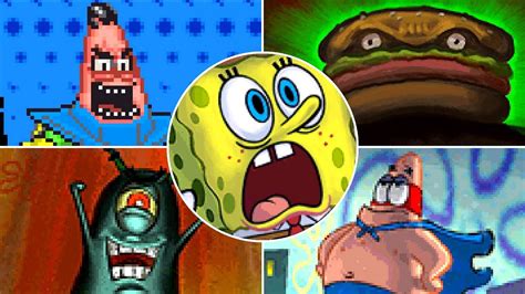 SpongeBob Creature From The Krusty Krab GBA All Bosses No Damage