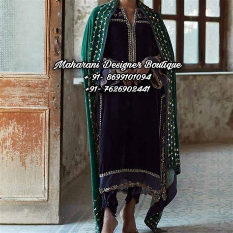 Punjabi Suit Simple Design Maharani Designer Boutique