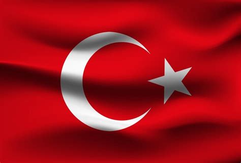 Premium Vector Flag Of Turkey Vector Illustration