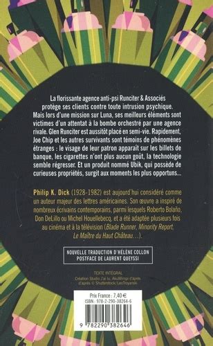 Ubik De Philip K Dick Poche Livre Decitre